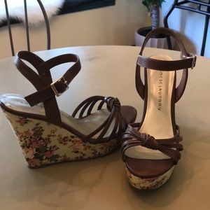 Chinese Laundry Floral Wedges